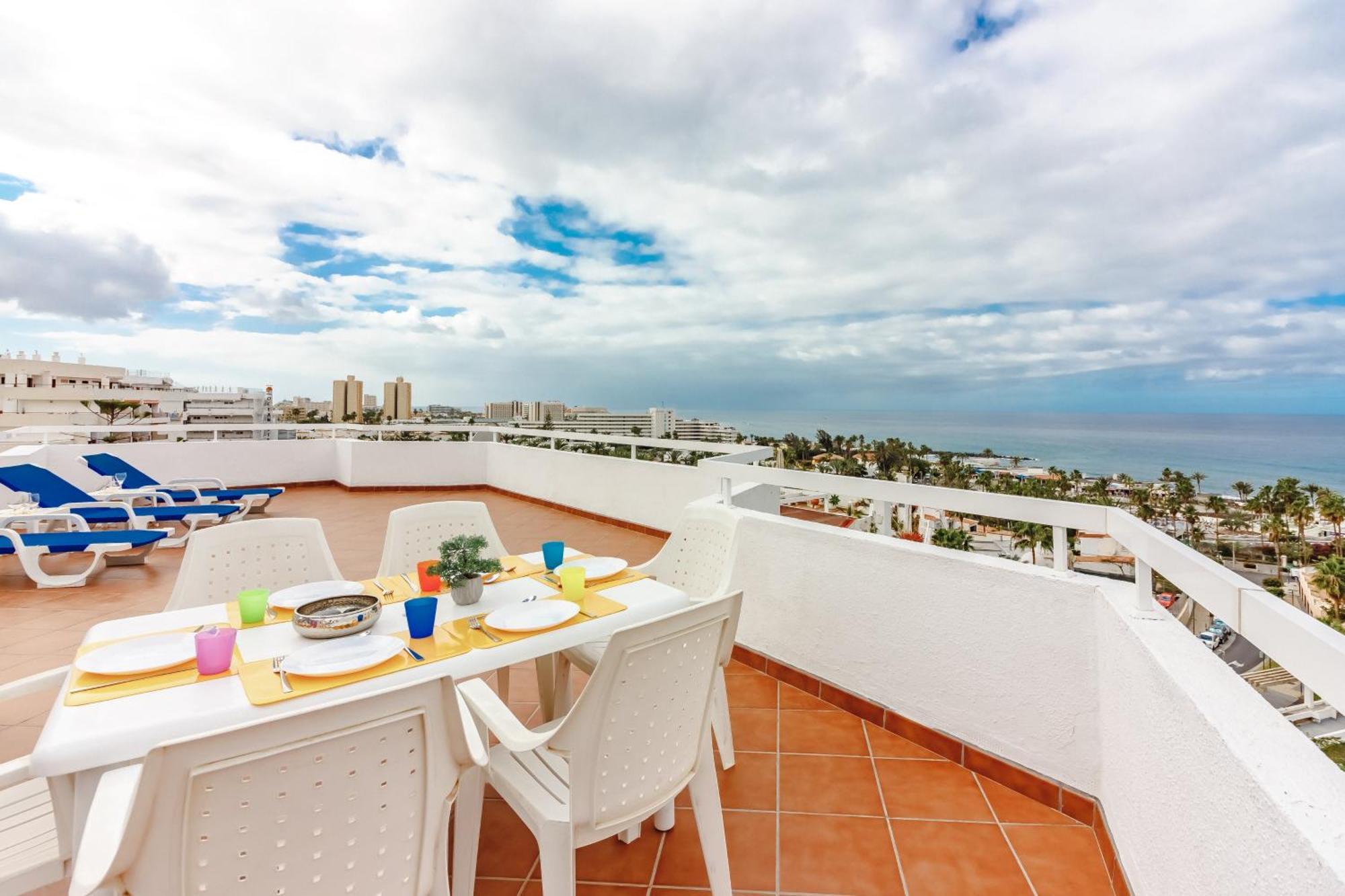 Costa Adeje Amazing Ocean View Bigterrace Daire Playa Feñabe Dış mekan fotoğraf