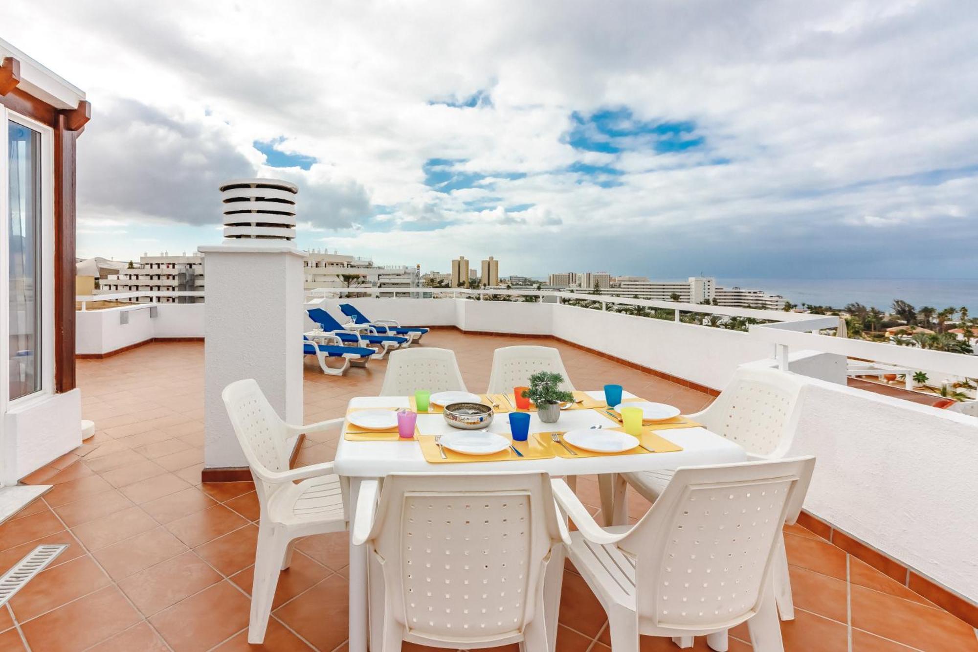 Costa Adeje Amazing Ocean View Bigterrace Daire Playa Feñabe Dış mekan fotoğraf
